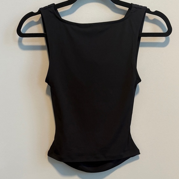 H&M Black Cowl Neck Tank Top - Picture 3 of 4
